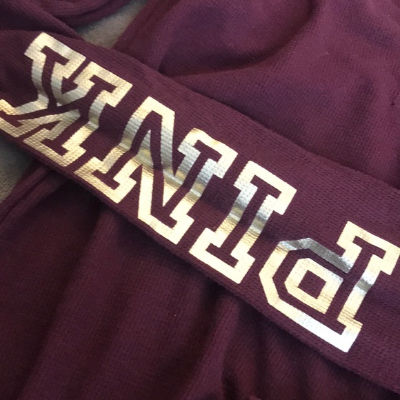 PINK Victoria’s Secret thermal top Large - Picture 2 of 4